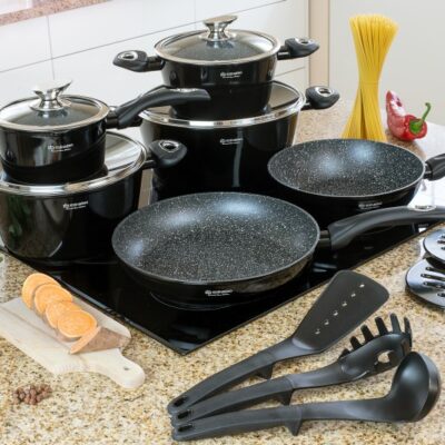 Cookware set with kitchen tools 15pcs EB-5611